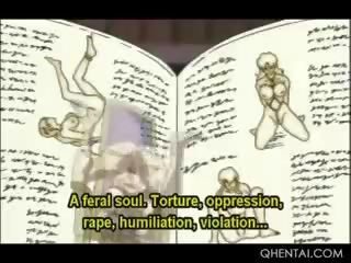 Ít hentai người lớn video nô lệ trừng phạt và lồn spanked cứng