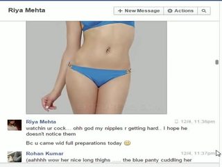 Indiane jo vëlla rohan fucks motër riya në facebook bisedë elektronike