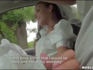 Amirah adara v bridal gown veřejné špinavý film