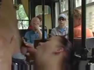Russian young lady Gets Fucked In The Bus
