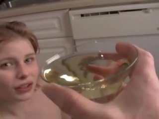 Dahlia drinks a warm urine martini