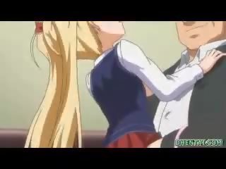 Pechugona hentai novio assfucked en la clase