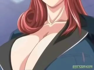 Big busted hentai mistress marvellous tittyfucking and