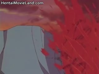 Duży paskudne potwór pieprzenie seksualnie wzbudził anime część 1