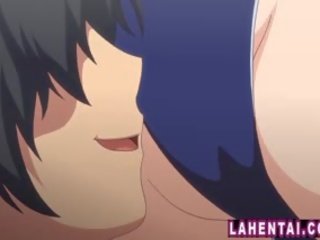 Hentai feature In Swimsuit Gets Fingered And Analed