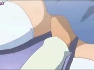 Beautiful Anime Vixen Showing Her Jugs