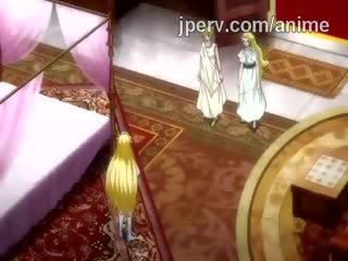 Glorious elf księżniczka pijany przez bunch z macki w hentai wideo