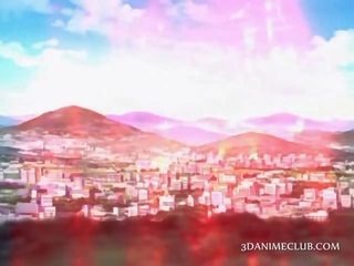 Nabigla anime coeds dreaming ng stupendous pagtatalik pelikula sa paaralan