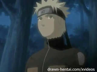 Naruto hentai - kettős behatolt sakura