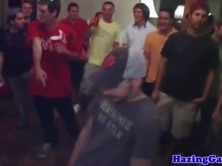 Straight hazedtw-nk gayfucked at frat party