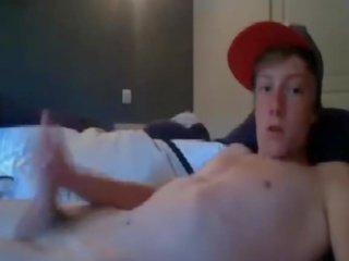 Australisch hogeschool jongeling ruk op webcam