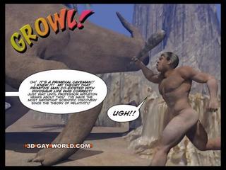 Cretaceous johnson 3d homosexual cómico sci-fi sucio película historia