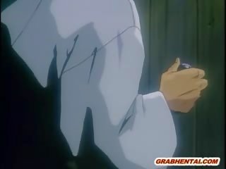 Japanese Hentai adolescent Caught And Hard Poked By Old Pervert Gu