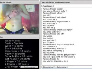 Concupiscent Swiss damsel Chatroulette Game