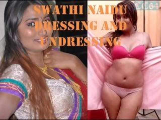 Swathi naidu dressing - ถอดเสื้อผ้า - 01
