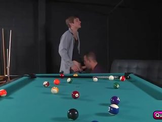 Playing Pool prepares Luke Hard And concupiscent