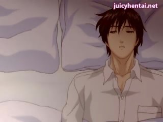 Cantik anime kekasih mendapat beliau asshole menembusi