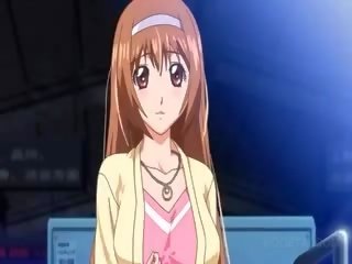 Ruiva anime escola boneca seducing dela attractive professora
