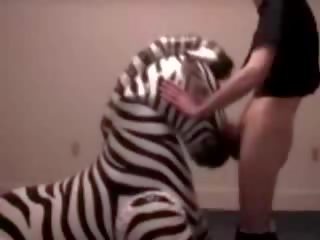 Zebra Gets Throat Fucked By Pervert guy mov