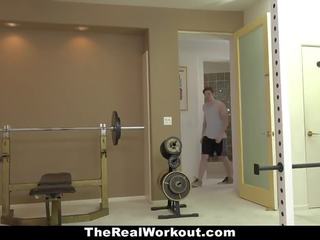 TheRealWorkout - glorious Milf Fucks Fitness Client