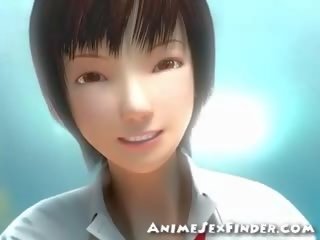 3D Japanese Ms Handjob!