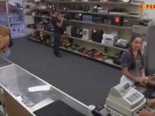 Glorious College mademoiselle Pawns Her Pussy And Banged At The Pawnshop