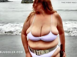 Huge Tits BBW cookie Emerges from the Sea: Free HD adult movie c5