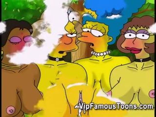 Simpsons orgie hentaï parodie