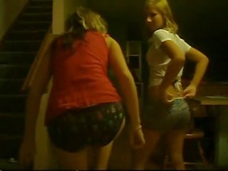 Dronken webcam meisjes dansen