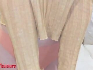 Japanese Step MOM Squirting and getting CUM on her PANTIES