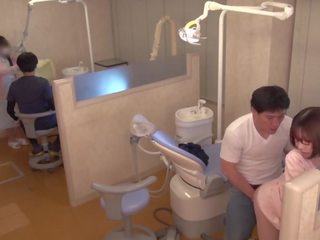 Jav ster eimi fukada echt japans dentist kantoor vies klem