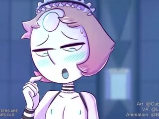Pearl pov ridning - steven universe porr