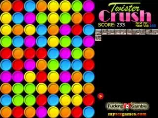 Twister crush: חופשי שלי מלוכלך וידאו משחקים מלוכלך סרט mov ae