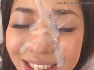 Asian babe Loves Cum on Her attractive Face, adult clip cd