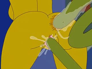 Simpsons 色情 marge 辛普森 和 tentacles