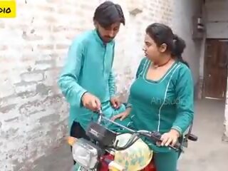 Desi Bike Ride Woman with a very groovy Ass, adult clip 83