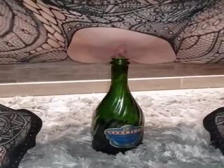 Láhev na šampaňské vložení, volný volný xnnxx vysoká rozlišením dospělý video 61