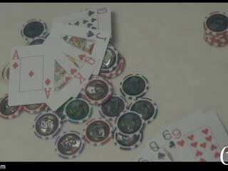 Xpervo - Perfect Petite femme fatale Pays Poker Player with Her Pussy