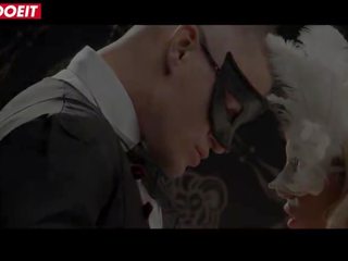Letsdoeit - intenzívny fantázie špinavé video s maskovaný diva katrin tequila