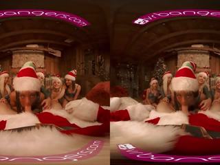 VRBangers Christmas Orgy With Abella Danger And Her 7 inviting Elves VR xxx video