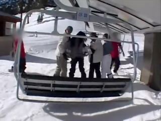 Bewitching brunette fucked hard 1 hour shortly thereafter snowboarding