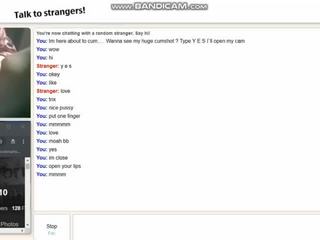 Omegle Nasty babe Masturbate and Moaning for me