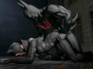 Catwoman and Harley Quinn have sex video