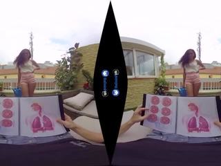 VR adult film Sorority whore Julia Helping You Adapt On College BaDoink VR Porn films