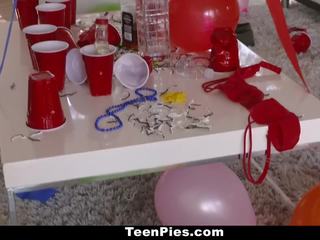 TeenPies - College Teen Creampied At Party