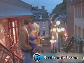 Blonde French Gf Drilled Outside