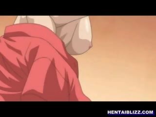 Hentai stunner self masturbating and groupfucking
