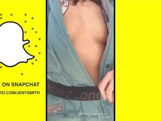 Snapchat by Jeny Smith: Wet Pantyhose, public flashing, etc sex video vids