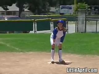 Little April Plays With Herself thereafter A Game Of Baseball adult film shows