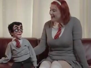 Harry Puppet and the Red Head prostitute